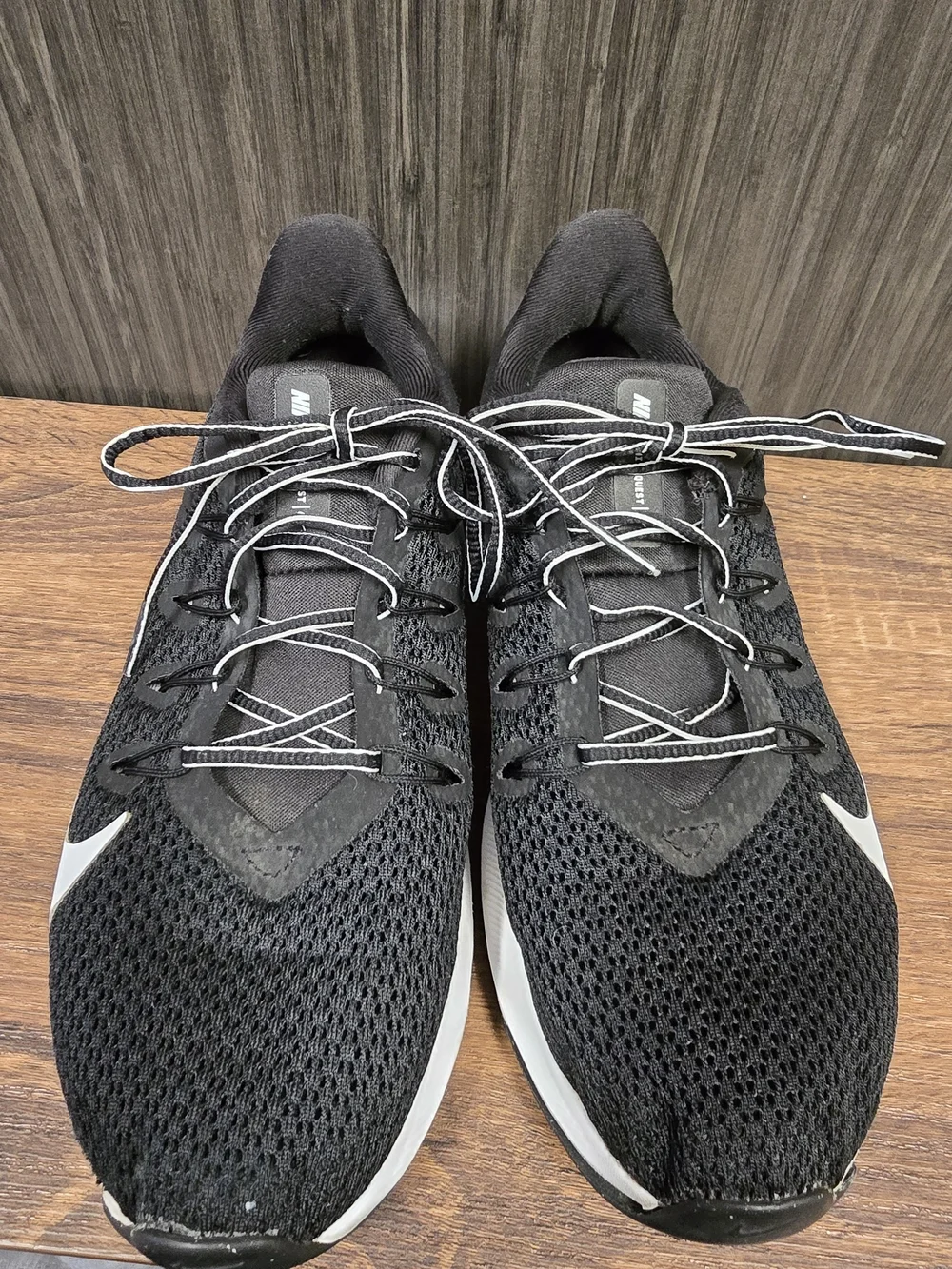 Nike Downshifter 10 Women's 6.5 Black White Running Athletic Training Shoes CI99